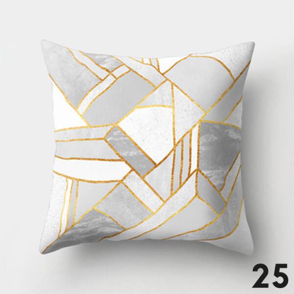 ขาย หมอนหนุนแต่งบ้านดีไซน์ลายหินอ่อน Marble Decorative Pillow ราคา