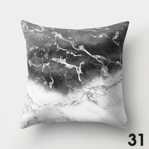 ขาย หมอนหนุนแต่งบ้านดีไซน์ลายหินอ่อน Marble Decorative Pillow