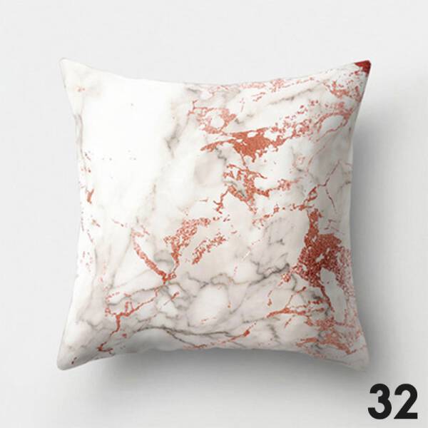 ขาย หมอนหนุนแต่งบ้านดีไซน์ลายหินอ่อน Marble Decorative Pillow