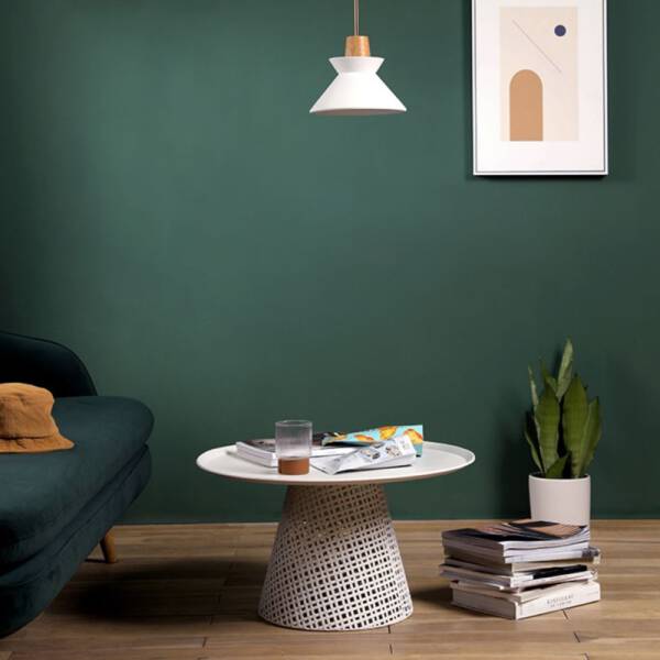 ขาย โต๊ะกลางดีไซน์สีขาว Circle White Coffee Table ลดราคา