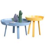 ขาย โต๊ะกลางห้องรับแขก Colorize Round Wooden Table