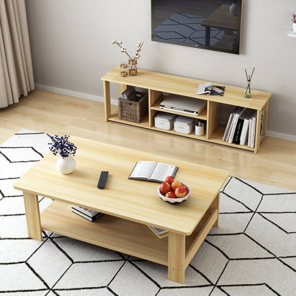 ขาย โต๊ะกลางท็อปไม้ Wooden Coffee Table ลด ราคา