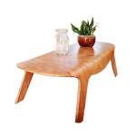 ขาย โต๊ะกลางสำหรับแต่งบ้านสไตล์มินิมอล Creative Curved Wooden Coffee Table II ลด