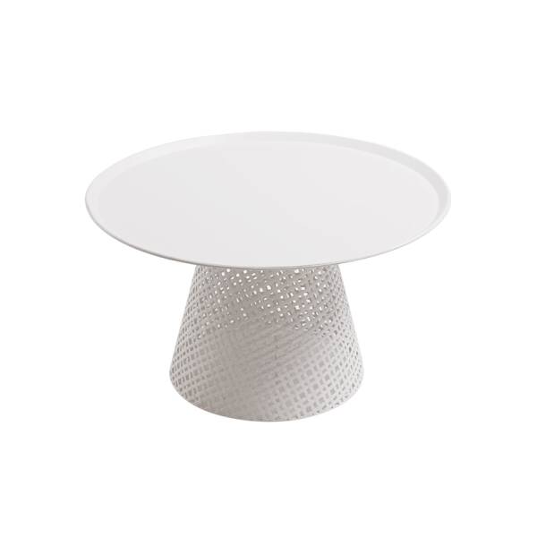ขาย โต๊ะกลางดีไซน์สีขาว Circle White Coffee Table ราคา