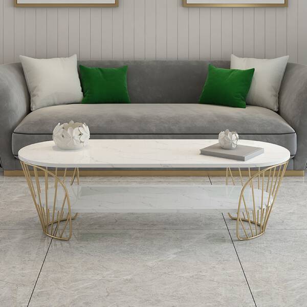 ขาย โต๊ะกลางสองชั้นสไตล์ยุโรป 2 Layers Luxury Coffee Table พิเศษ
