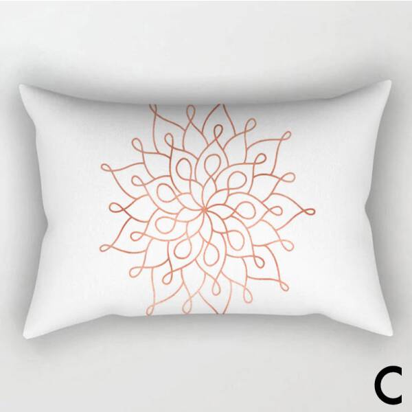 ขาย หมอนหนุนแต่งบ้านดีไซน์เก๋ Decorative Pastel Rectangle Pillow ลด