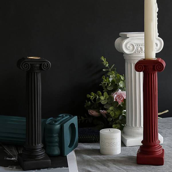 ขาย เชิงเทียนตกแต่งบ้านเสาโรมัน Roman Pillar Candle Holder