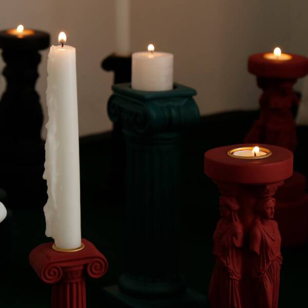ขาย เชิงเทียนตกแต่งบ้านเสาโรมัน Roman Pillar Candle Holder