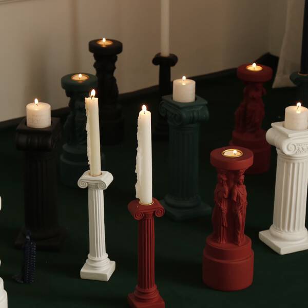 ขาย เชิงเทียนตกแต่งบ้านเสาโรมัน Roman Pillar Candle Holder