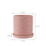 ขาย กระถางต้นไม้มงคล ลายหินขัด Terrazzo Flower Pot