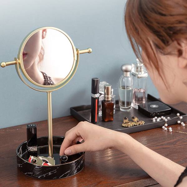 ขาย กระจกตกแต่งบ้านลายหินอ่อน Table Decorating Mirror