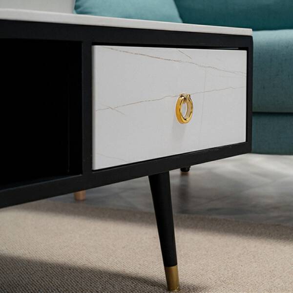 ขาย โต๊ะกลางทรงเหลี่ยมสไตล์ยุโรป Coffee Table With Drawer II