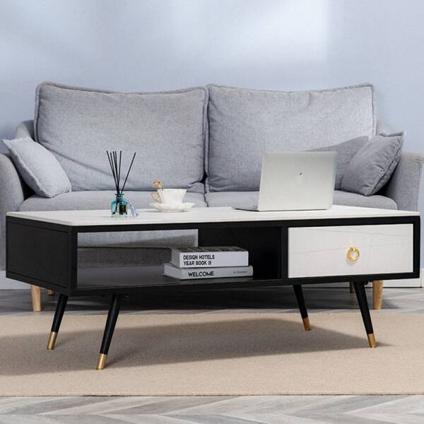 ขาย โต๊ะกลางทรงเหลี่ยมสไตล์ยุโรป Coffee Table With Drawer II