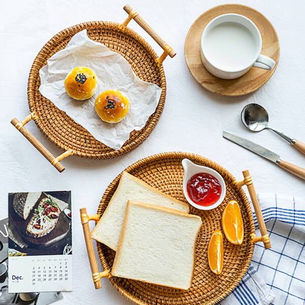 ขาย ถาดใส่ของอเนกประสงค์ Basketry Decorative Tray