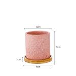 ขาย กระถางต้นไม้มงคล ลายหินขัด Terrazzo Flower Pot