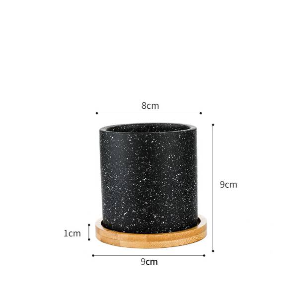 ขาย กระถางต้นไม้มงคล ลายหินขัด Terrazzo Flower Pot