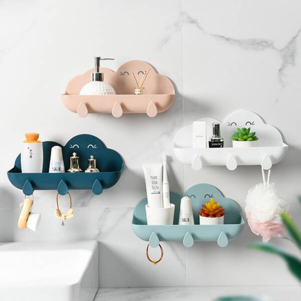 ขาย ชั้นวางของในห้องน้ำ Pastel Toilet Wall Hanger