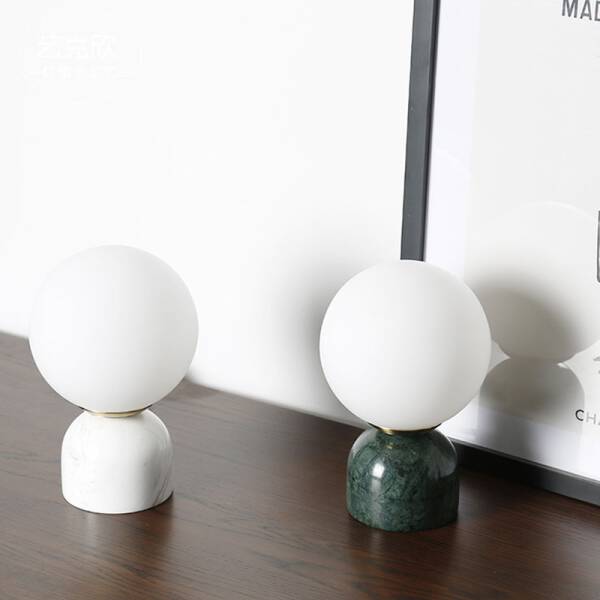 ขาย โคมไฟหัวเตียงสำหรับตกแต่งบ้าน Marble Table Lamp