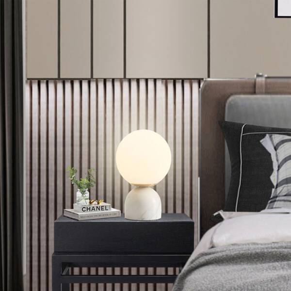 ขาย โคมไฟหัวเตียงสำหรับตกแต่งบ้าน Marble Table Lamp