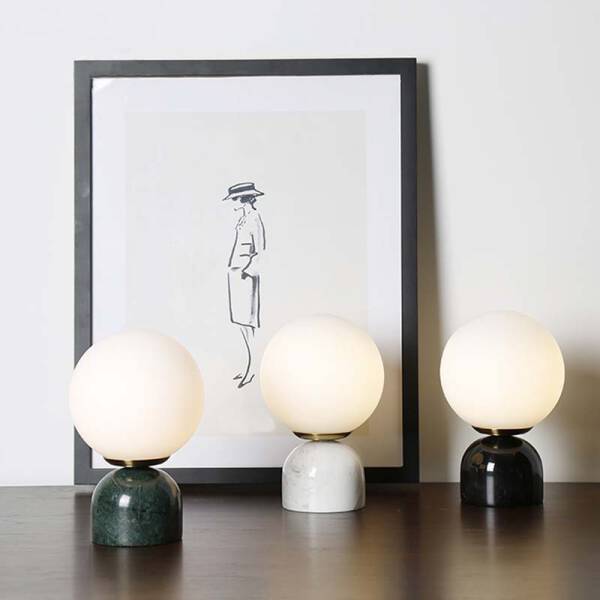 ขาย โคมไฟหัวเตียงสำหรับตกแต่งบ้าน Marble Table Lamp