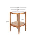 ขาย ชุดโต๊ะห้องรับแขก Double Round Natural Rattan Table