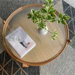 ขาย ชุดโต๊ะห้องรับแขก Double Round Natural Rattan Table