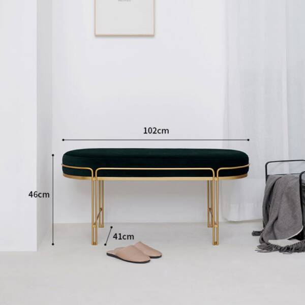 ขาย Velvet Decorative Stool & Bench III เก้าอี้ ม้ายาวผ้ากำมะหยี่