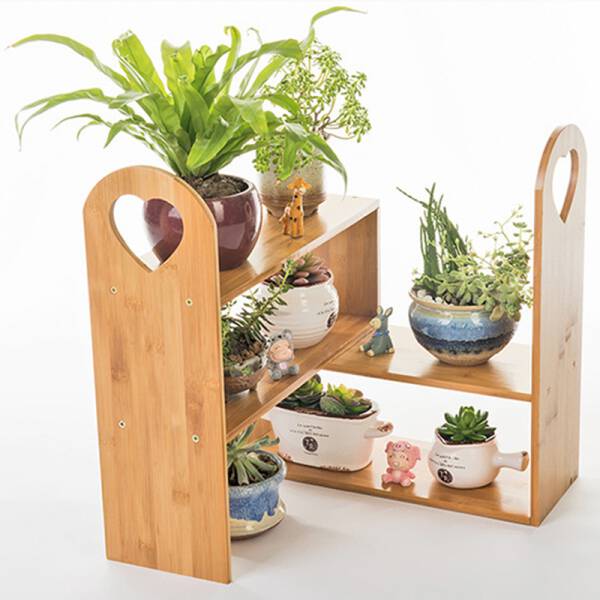 ขาย ชั้นวางกระถางต้นไม้ Bamboo 3 Layers Rack