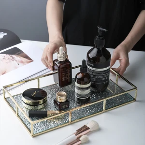 ขาย ถาดกระจกสำหรับแต่งบ้าน Glass Tray III