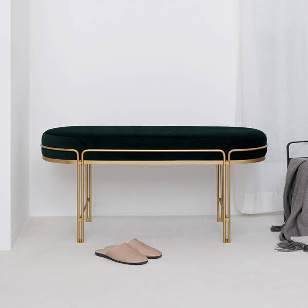 ขาย Velvet Decorative Stool & Bench III เก้าอี้ ม้ายาวผ้ากำมะหยี่