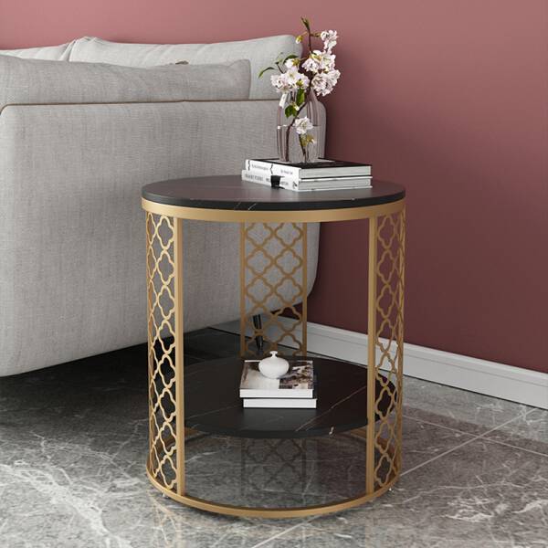 ขาย โต๊ะข้างท๊อปหินอ่อน Marble Side Table II