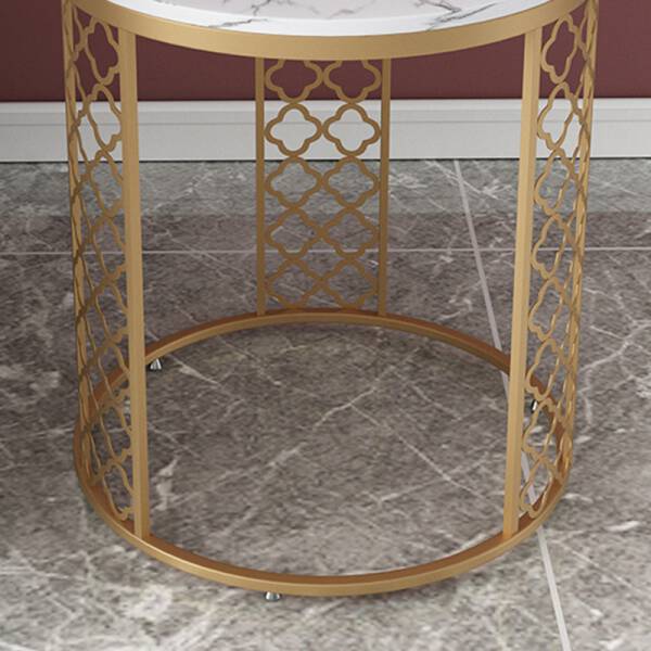 ขาย โต๊ะข้างท๊อปหินอ่อน Marble Side Table II
