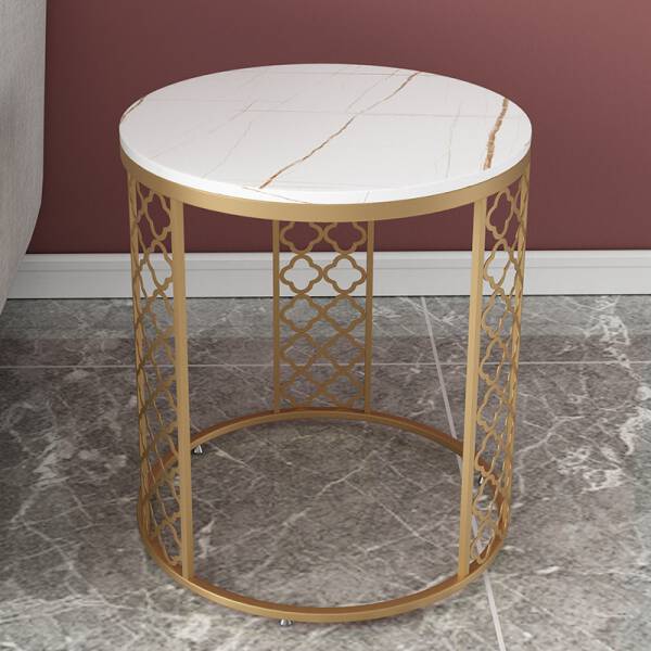 ขาย โต๊ะข้างท๊อปหินอ่อน Marble Side Table II