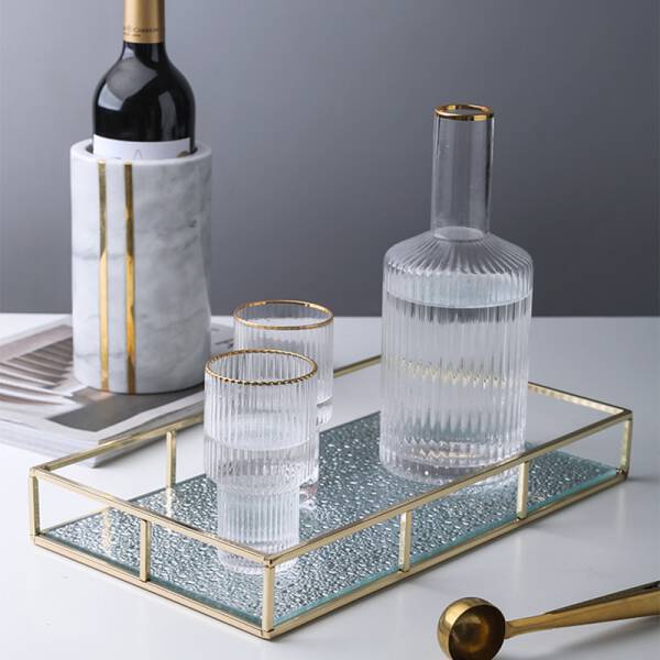 ขาย ถาดกระจกสำหรับแต่งบ้าน Glass Tray III