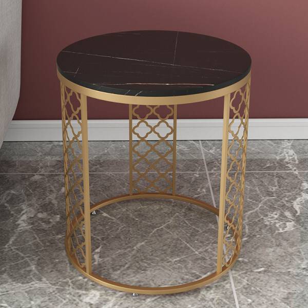ขาย โต๊ะข้างท๊อปหินอ่อน Marble Side Table II
