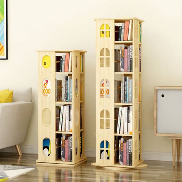 ขาย ชั้นเก็บหนังสือตั้งพื้นหมุนได้ 360 องศา Rotating Bookshelf II