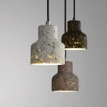 ขาย โคมไฟแขวนเพดานลายหินขัด Terrazzo Ceiling Lamp