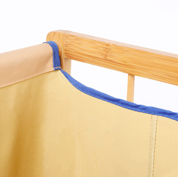 ขาย ตะกร้าผ้า Bamboo Versatile Basket Clothes Shelf
