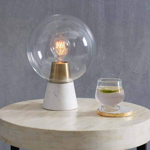 ขาย โคมไฟสำหรับตกแต่งบ้าน Marble Circle Table Lamp