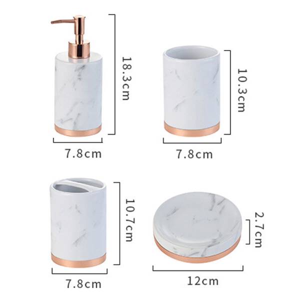 ขาย ชุดจัดระเบียบห้องน้ำ Ceramic Toilet Set II