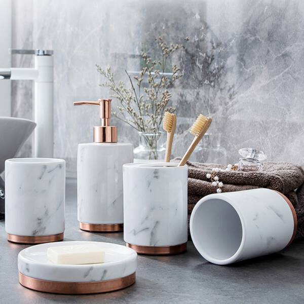ขาย ชุดจัดระเบียบห้องน้ำ Ceramic Toilet Set II