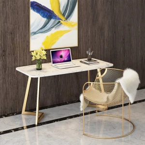 ขาย โต๊ะทำงานท็อปหินอ่อน Marble Working Table