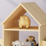 ขาย ชั้นเก็บหนังสือตั้งพื้นหมุนได้ 360 องศา Wooden Rotating BookShelf