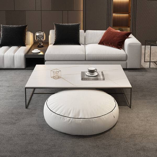 ขาย โต๊ะกลางท็อปหินอ่อน Rectangle Marble Coffee Table II