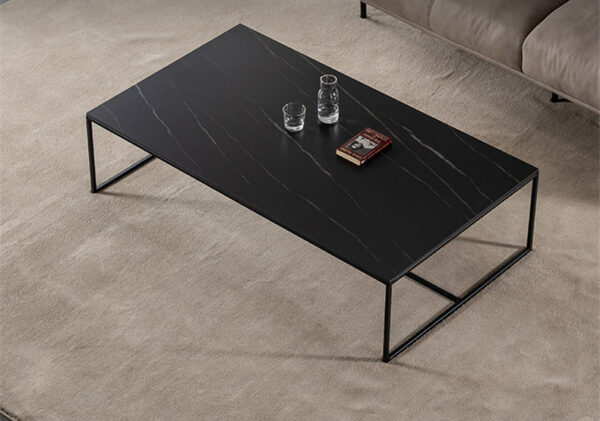 ขาย โต๊ะกลางท็อปหินอ่อน Rectangle Marble Coffee Table II