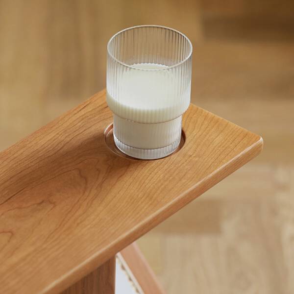 ขาย โต๊ะข้างพร้อมชั้นวางหนังสือ Wooden Magazine Rack