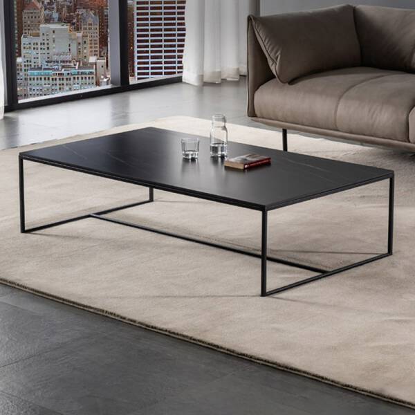 ขาย โต๊ะกลางท็อปหินอ่อน Midnight Black Coffee Table