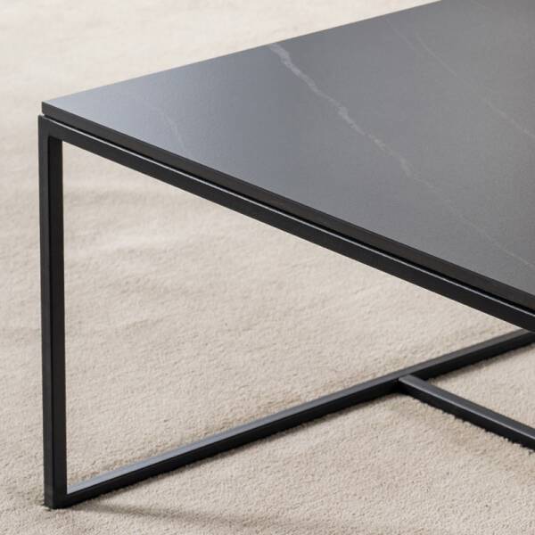 ขาย โต๊ะกลางท็อปหินอ่อน Midnight Black Coffee Table