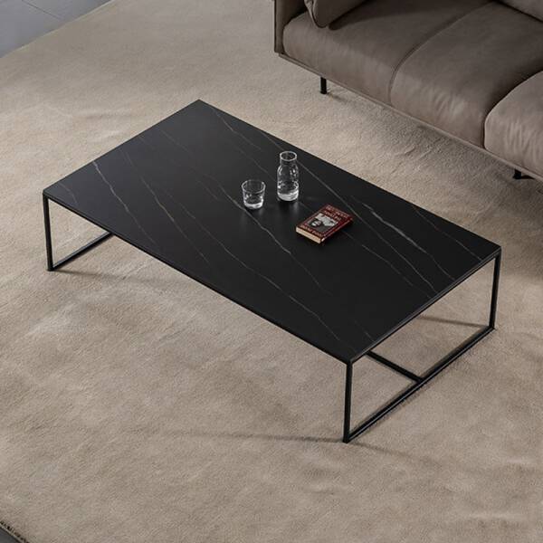 ขาย โต๊ะกลางท็อปหินอ่อน Midnight Black Coffee Table