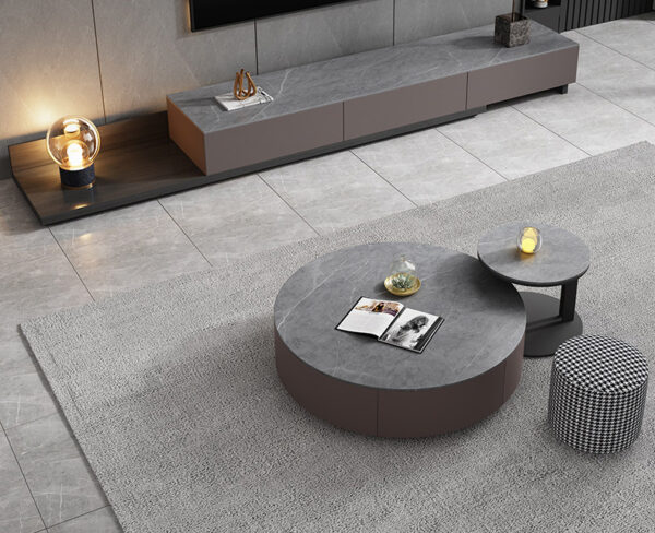 ขาย ชุดโต๊ะกลางอเนกประสงค์พร้อมม้านั่ง Round Center Table Set